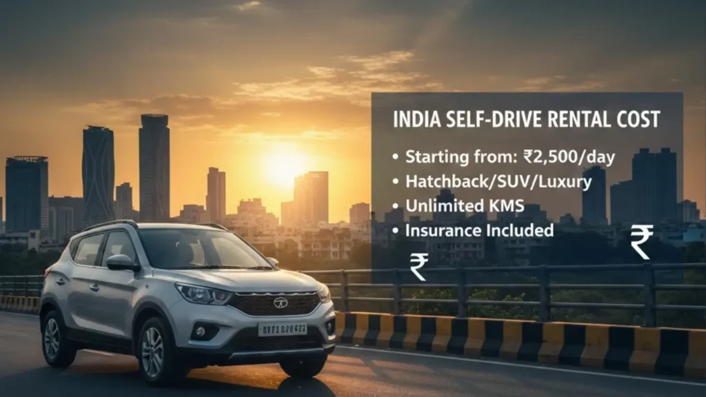 Self-Drive Car Rental Cost in India