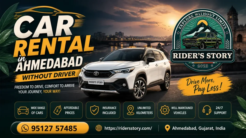 Car rental in Ahmedabad without driver for flexible and convenient travel