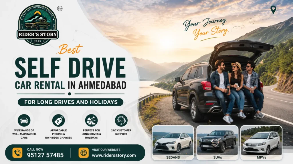 Best self drive car rental in Ahmedabad offering affordable cars, flexible bookings, and hassle-free travel experiences