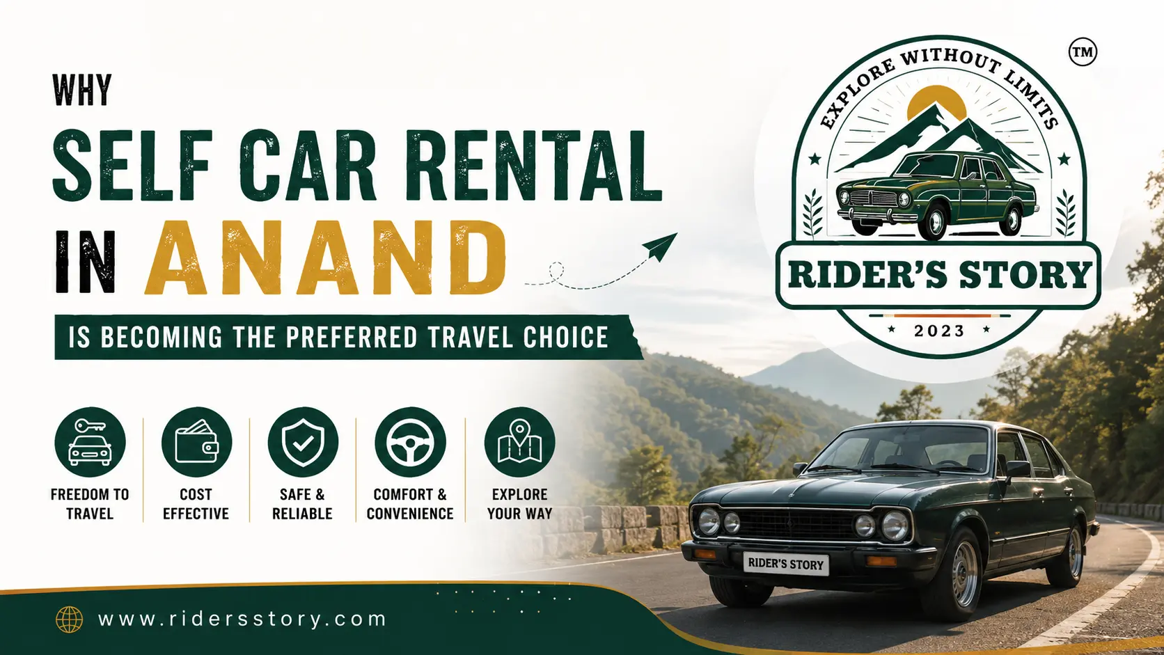 Self Car Rental In Anand | Flexible & Affordable Travel