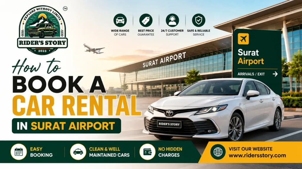 Surat Airport car rental service with affordable vehicles and hassle-free pickup for every journey