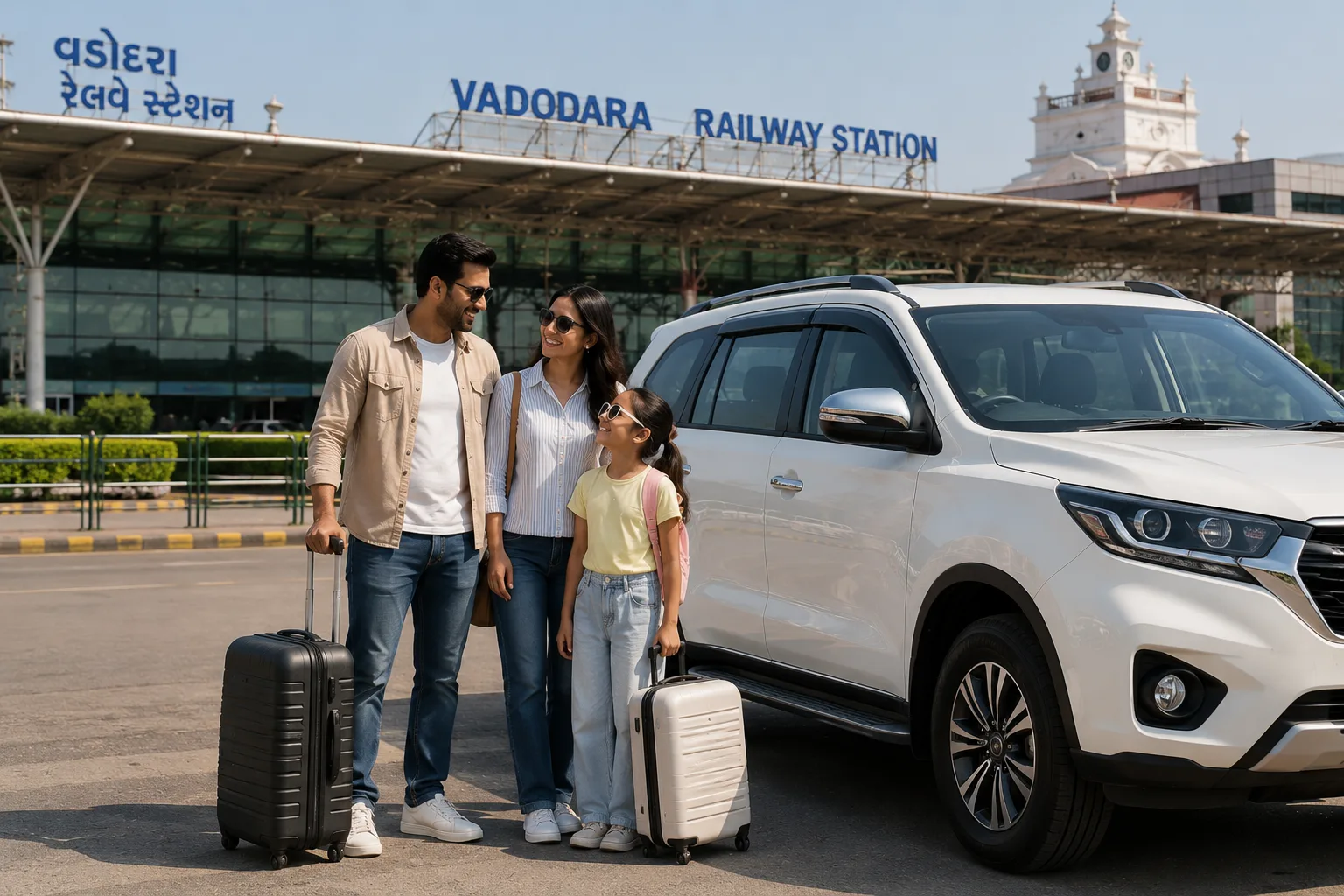 Self drive car in Vadodara Railway Station offering affordable rentals, flexible travel, and complete driving freedom