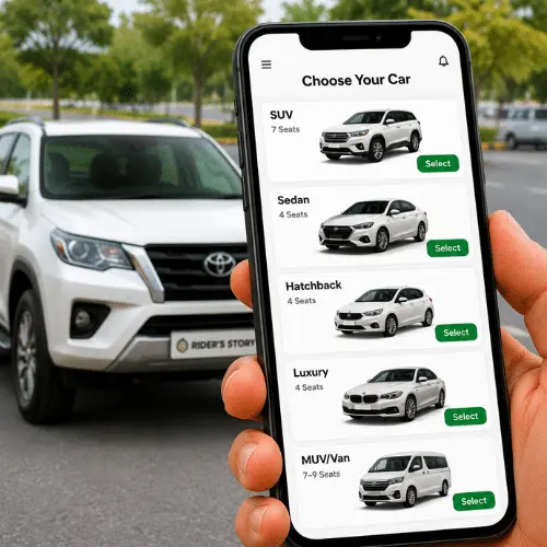 Car Rental in Ahmedabad Railway Station by Rider's Story