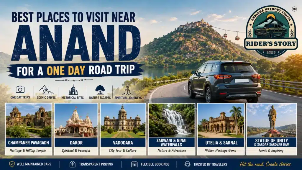 Places to Visit Near Anand for Weekend Trips and Road Trips