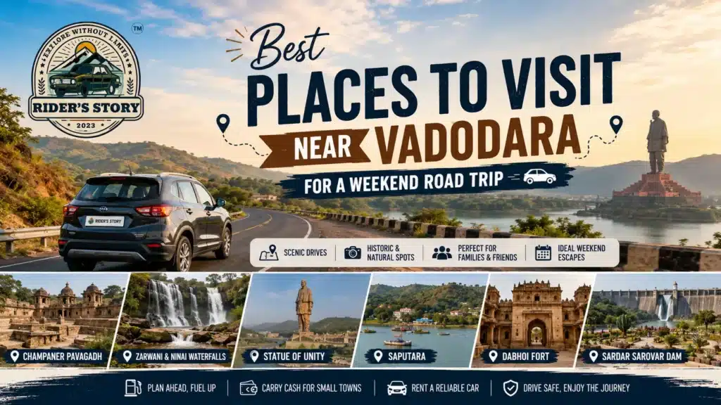 Places to Visit Near Vadodara for Weekend Trips and Road Trips